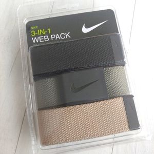 Nike NEW 3 in 1 Web Pack Belt